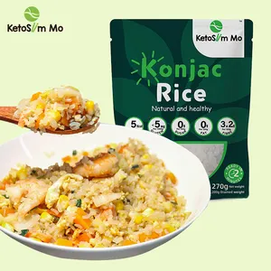 Gluten Free Keto Food Konjac Instant Rice shirataki Rice With Haccp Brc Ifs Halal Kosher Ce Jas