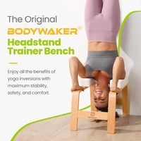 Chaise de yoga pour exercices de maintien debout, banc de sport pour l'équilibre, le renforcement du tronc, la relaxation en position inversée, promotion sportive