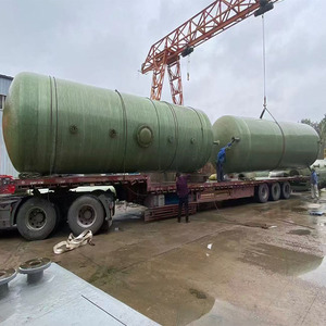 FRP verticale/horizontale opslagtanks voor zoutzuur zijn bestand tegen penetratie door zoutzuur. - Product Image 6