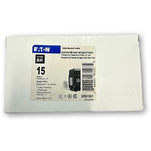 อีตัน บีอาร์ เซอร์กิตเบรกเกอร์ GFCI 15A แบบขั้วเดียว 120V แบบเสียบปลั๊ก ป้องกันอุปกรณ์ในกล่องแบบขึ้นรูป - Product Image 6