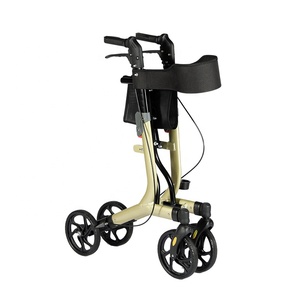 Andador Plegable de Aluminio de Lujo con Asiento Acolchado para Personas con Discapacidad - Product Image 2