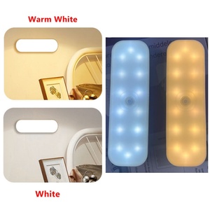 Smart Warm White <b>LED</b> Nightlights for Bathroom, Bedroom, Magnetic Indoor Night <b>Light</b> Rechargeable <b>LED</b> <b>Motion</b> <b>Sensor</b> <b>Lights</b> - Product Image 3