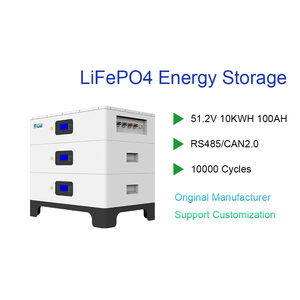 10KWH Split Stackable Lithium for Residential Solar Energy Storage System CAN BMS Deep Cycle <b>Battery</b> Home <b>Backup</b> - Product Image 1