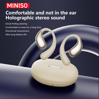Écouteurs et Casques Miniso X69 TWS Hi-Fi Sportifs avec Double Microphone, Réduction de Bruit ENC, Bluetooth 5.4 à Faible Latence