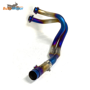 Escape para Kawasaki <span class=keywords><strong>ER6N</strong></span>, Tubo de Cabezal, Tubo Medio, Enlace de 51 mm, Silenciador, ER6F Versys650 Ninja650 <span class=keywords><strong>Z650</strong></span>, Tubo de Bajada - Product Image 4