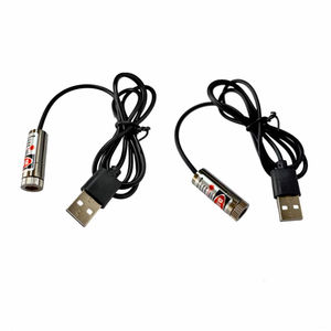 Module laser industriel à diode rouge 12 mm 5 mW à mise au point réglable, tête en cuivre avec ligne USB 650 nm, points, lignes et croix - Product Image 1