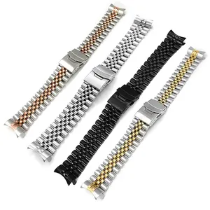 Custom Stainless Steel Band Strap For Seiko SKX007 Five-piece links Watch Bracelet Diving Brushed Finish With Tool Watch