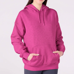 Sweat-shirt à capuche oversize pour femme, pull en molleton décontracté à coupe ample avec cordon de serrage et poche kangourou, style streetwear - Product Image 3