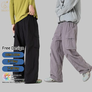 Maßgefertigte Unisex Outdoor-Sporthose Schutz-Nylon Leichtgewicht Schnelltrocknend Wasserabweisend Taktische Cargo-Trekkinghose - Product Image 2