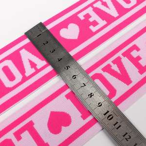 Cinta Elástica Transpirable con Logotipo JACQUARD de Color Personalizado para Ropa Interior - Product Image 5