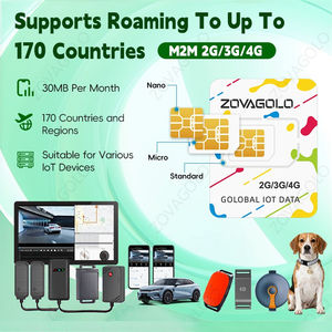 Convient pour la carte SIM de suivi GPS, itinérance mondiale dans 170 pays, données IOT, service d'un an sans contrat - Product Image 1