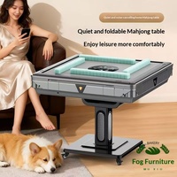 Nouvelle Table de Mahjong Pliante Chauffante Entièrement Automatique et Silencieuse 2025 – Machine à Quatre Joueurs Double Usage pour la Maison