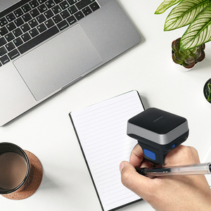 Xkancode Một Triệu Pixel Máy Quét 2D Mặc Không Dây Máy Quét Mã Vạch Không Dây Mặc Vòng QR Mã Bt 2.4G Đầu Đọc Mã Vạch - Product Image 3