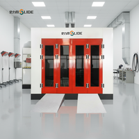 Cabina de Pintura en Aerosol Diésel SLD OD75 |   Fábrica de Shandong |   Calefacción Diésel Eficiente de Tamaño Personalizable, Iluminación LED y Ventiladores de Ahorro Energético