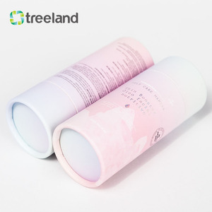 Tubo di carta personalizzato per bottiglia di siero Booster per la pelle <span class=keywords><strong>Bio</strong></span> Friendly <span class=keywords><strong>cosmetici</strong></span> imballaggio cilindro tubo di cartone per prodotti per la cura della pelle - Product Image 3