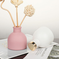 Bouteilles diffuseurs de parfum en verre rechargeables de 50 ml, 100 ml, 150 ml avec bâtonnets diffuseurs, pots diffuseurs pour huiles essentielles à domicile