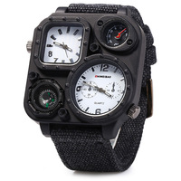 Montres pour hommes mode sport extérieur original reloj grand boîtier taille sous cadrans affichage montres hommes montre-bracelet