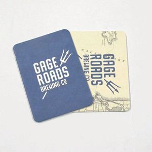 Sous-verre en papier absorbant imprimé coloré personnalisé, style européen, sous-verre personnalisé pour tasse - Product Image 3