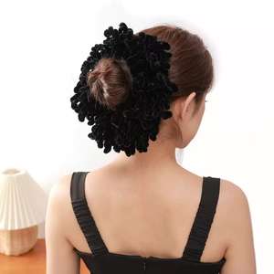 Chouchou musulman surdimensionné en velours pelucheux doux et volumineux, de haute qualité, pour l'hiver - Product Image 3