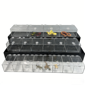 Terrario de Acrílico Transparente Ventilado para Cría de Reptiles, Exhibición de Geckos, Serpientes y Arañas, para Hábitat de Reptiles - Product Image 5