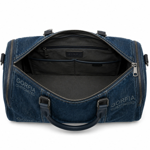 Sac de voyage en jean pour homme, grande capacité, sac de week-end décontracté, sac de voyage à bandoulière, sac à bagages, vente en gros personnalisée - Product Image 4