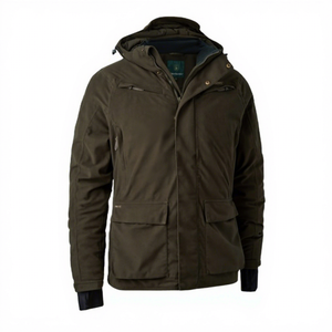 Veste de chasse respirante en toile 100% coton de haute qualité pour l'hiver, options de personnalisation, logo de marque personnalisé, polyester uni - Product Image 1