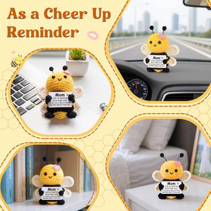 Regalos <span class=keywords><strong>de</strong></span> Abejas <span class=keywords><strong>de</strong></span> Ganchillo Hechos a Mano <span class=keywords><strong>para</strong></span> Mamá, Hermanas, Maestras, Regalos <span class=keywords><strong>de</strong></span> Graduación, Muñeca <span class=keywords><strong>de</strong></span> Abeja <span class=keywords><strong>de</strong></span> Ganchillo - Product Image 5