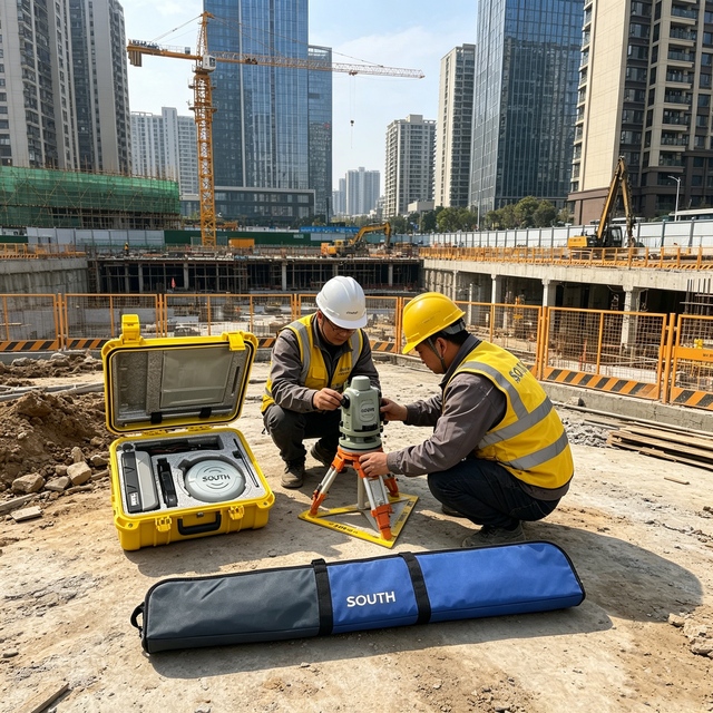 South Galaxy G3 Land Surveying RTK IMU Tilt Angle GPS/GNSS Receiver with IP68 Rating and -45~75 Operating Temp Guangdong