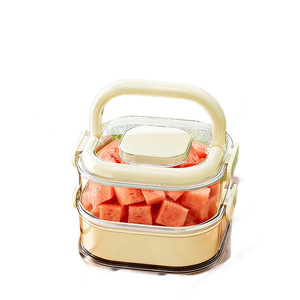 Orange Plus Multi Layer Food Box 3L Airtight Rectangular Lunch Box For Outdoor Camping - Product Image 5