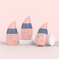 Vente en gros de flacons en plastique EVOH de 40 ml avec bouchon à vis pour la production de sprays solaires et de brumes bronzantes