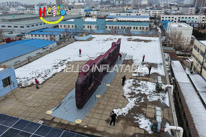 Decoración de Escenario Inflable a Gran Escala Personalizada, Pared con Forma de Barco Pirata para Eventos - Product Image 3