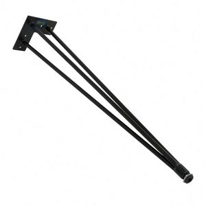 Pieds de table en acier noir, style moderne, réglables en hauteur, pour chambre, salon, restaurant, extérieur, hôpital, café - Product Image 3