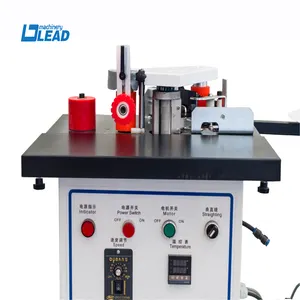 portable Edge bander machine with gluing, trimming and buffing small type quick delivery MF30