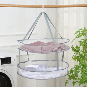 Home Foldable Portable Underwear Socks Air Clothes Drying Net Mesh <strong>Hanging</strong> <strong>Basket</strong> - Product Image 2