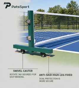Redes de Pickleball para Exteriores con Ruedas, Red de Pickleball Rodante con Postes y Soporte para Competiciones, Red de Pickleball Profesional - Product Image 4