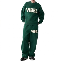 Survêtements de haute qualité avec logo personnalisé, respirants, pour hommes, automne-hiver, ensembles de sweats à capuche surdimensionnés pour hommes