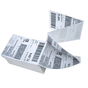 Etiquetas Adhesivas Personalizadas al por Mayor de Fábrica, Etiquetas de Envío Resistentes al Agua 4x6, Etiquetas Térmicas Autoadhesivas en Forma de Abanico - Product Image 5