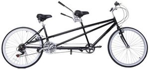Vélo tandem noir à <span class=keywords><strong>2</strong></span> <span class=keywords><strong>places</strong></span>, 26 pouces, pour la location, idéal pour les voyages en famille et les excursions touristiques - Product Image 3