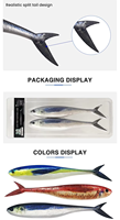 Wild Lifelike 3D Print Tail Cutter Leurre de pêche Thon simulé