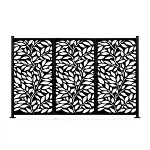 HIMOWAY <span class=keywords><strong>Ringhiera</strong></span> Moderna in Acciaio Inox Tagliata al <span class=keywords><strong>Laser</strong></span>, Pannello Decorativo per Balcone, Balaustre, Corrimano per Villa e Scale - Product Image 6