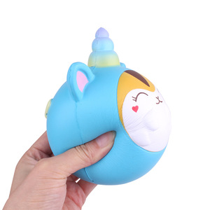 Cartoon Unicorn Mini Hamster Slow <b>Rebound</b> Stress Relief Toy TPE Material For Kids Age 5 To 7 Years Unisex Fidget Toy - Product Image 5