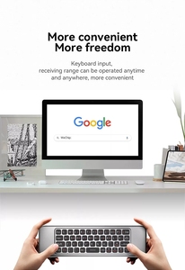 <span class=keywords><strong>Telecomando</strong></span> Wireless W3 <span class=keywords><strong>con</strong></span> Controllo <span class=keywords><strong>Vocale</strong></span> e Mouse ad Aria, Mini Tastiera e Funzione di Apprendimento IR per <span class=keywords><strong>TV</strong></span> - Product Image 6