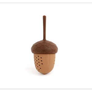 ACORN Silicone <strong>Tea</strong> <strong>Infuser</strong> - Mini Reusable <strong>Tea</strong> Strainer, Pinecone-shaped <strong>Loose</strong> Leaf <strong>Tea</strong> Steeper with Handle - Product Image 4