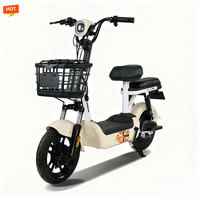 Scooter électrique rétro de style britannique 2025, 48V 60V 500W, batterie au plomb-acide, vélo électrique urbain pour le campus