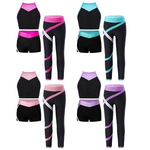 Conjunto Deportivo Personalizado de Alta Calidad para Niñas de 6 a 16 Años, para Entrenamiento, Ejercicio, Yoga, Correr, Ciclismo, Gimnasia, Proveedores de Ropa Deportiva - Product Image 1