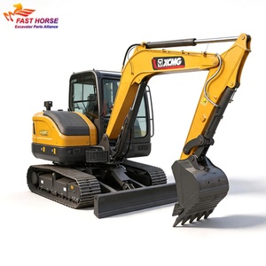 รถขุดตีนตะขาบ Hangood XE60G ระยะเอื้อม 6130 มม. ความสูงในการยกเทท้าย สำหรับงานก่อสร้างทั่วไป เครื่องจักรก่อสร้างทางวิศวกรรม - Product Image 1