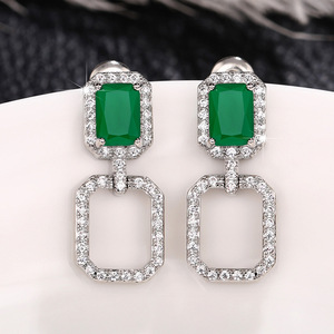 Orecchini a perno quadrati da donna, semplici ed eleganti, accessori per l'uso quotidiano - Product Image 6