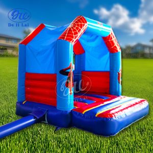 <span class=keywords><strong>Castillo</strong></span> Inflable Comercial para Exteriores, Parque de Trampolines, <span class=keywords><strong>Castillo</strong></span> Inflable para Niños con Tobogán, Material de PVC, Certificado CE, Fácil de Instalar - Product Image 2
