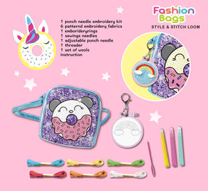Design personalizzato <span class=keywords><strong>ciambella</strong></span> giocattoli da colorare fai da te per bambini che disegnano kit di scuola con zecchini colorati - Product Image 5