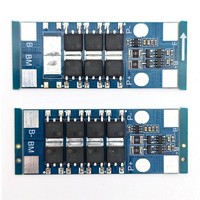 BMS Balanceado 2S 20A 6.4V/7.4V 5A~20A 5A/10A/15A/20A con Balance de Carga/Descarga en el Mismo Puerto para Baterías de Li-ion de 3.7V/LiFePO4 de 3.2V